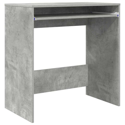 vidaXL Desk Concrete Grey Engineered Wood 77.5 x 43 x 79 cm 2