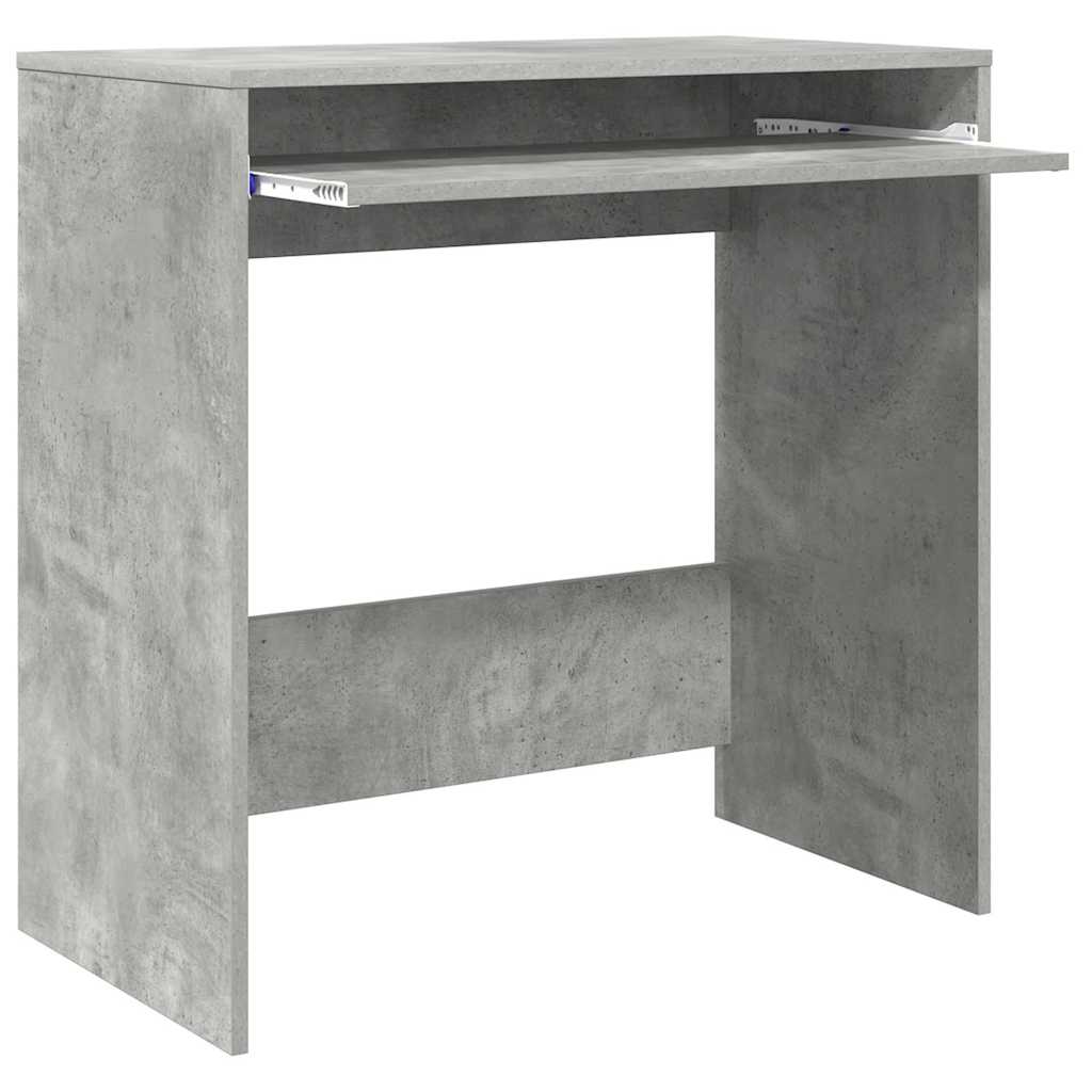 vidaXL Desk Concrete Grey Engineered Wood 77.5 x 43 x 79 cm 5