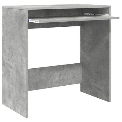 vidaXL Desk Concrete Grey Engineered Wood 77.5 x 43 x 79 cm 5