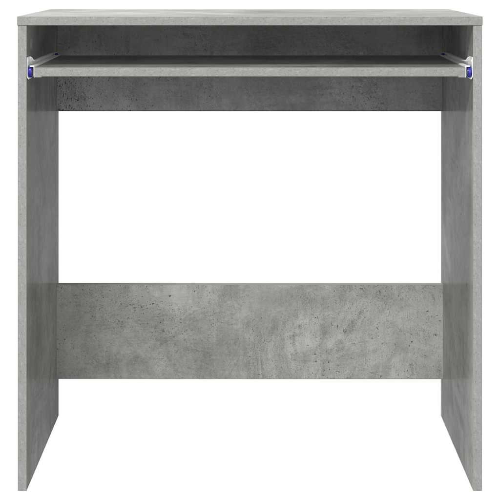 vidaXL Desk Concrete Grey Engineered Wood 77.5 x 43 x 79 cm 6