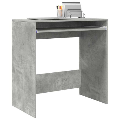 vidaXL Desk Concrete Grey Engineered Wood 77.5 x 43 x 79 cm 3