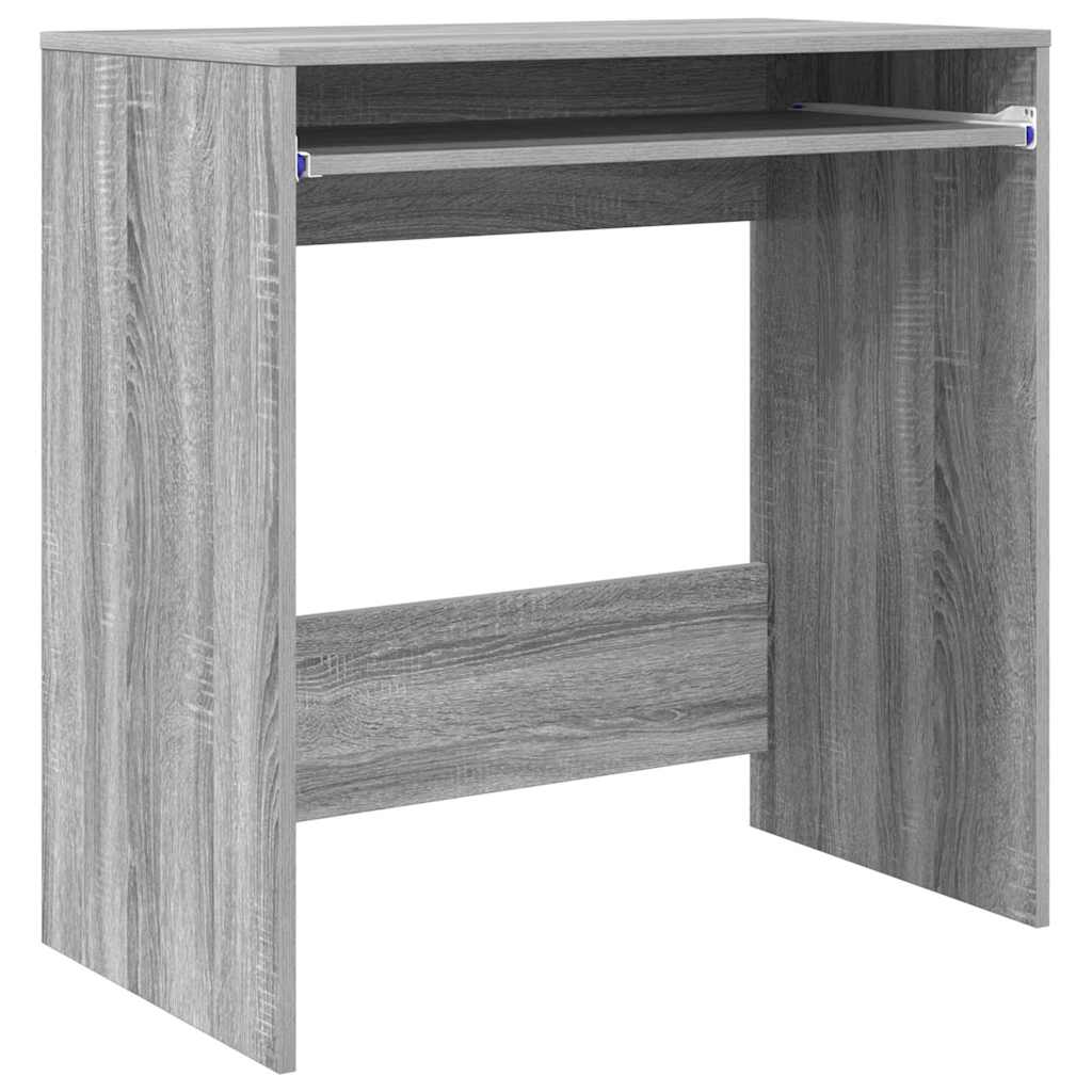 vidaXL Desk Grey Sonoma Engineered Wood 77.5 x 43 x 79 cm 2