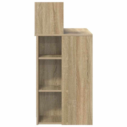vidaXL Desk Sonoma Oak Engineered Wood 90 x 48 x 101.5 cm 6