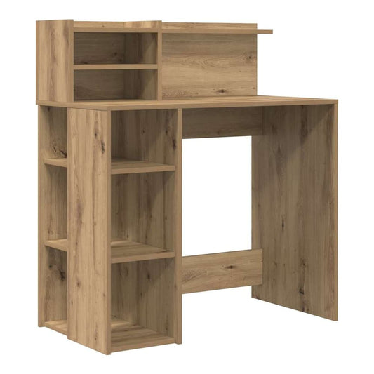 Desk Engineered Wood 90 x 48 x 101.5 cm Artisan oak