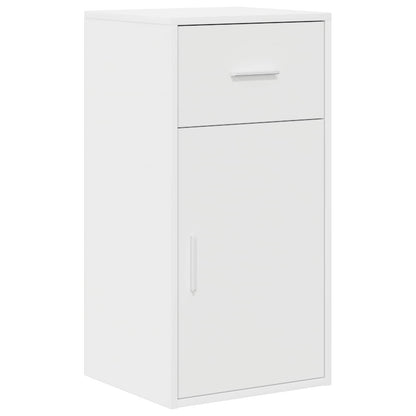 vidaXL Sideboard with Drawer White 38 x 34 x 75 cm 2