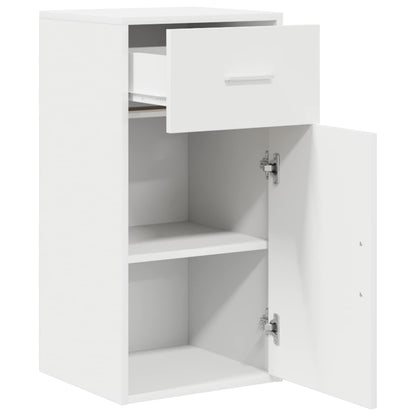 vidaXL Sideboard with Drawer White 38 x 34 x 75 cm 5