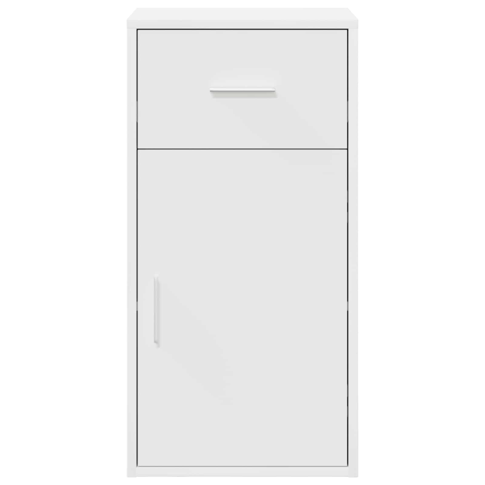 vidaXL Sideboard with Drawer White 38 x 34 x 75 cm 6