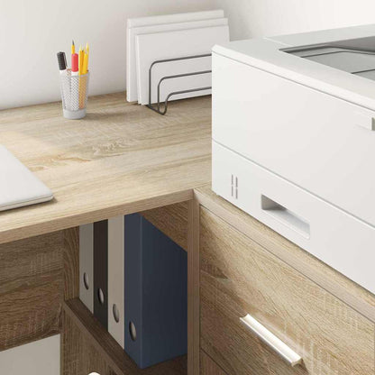 vidaXL Sideboard with Drawer Sonoma Oak 38 x 34 x 75 cm 4