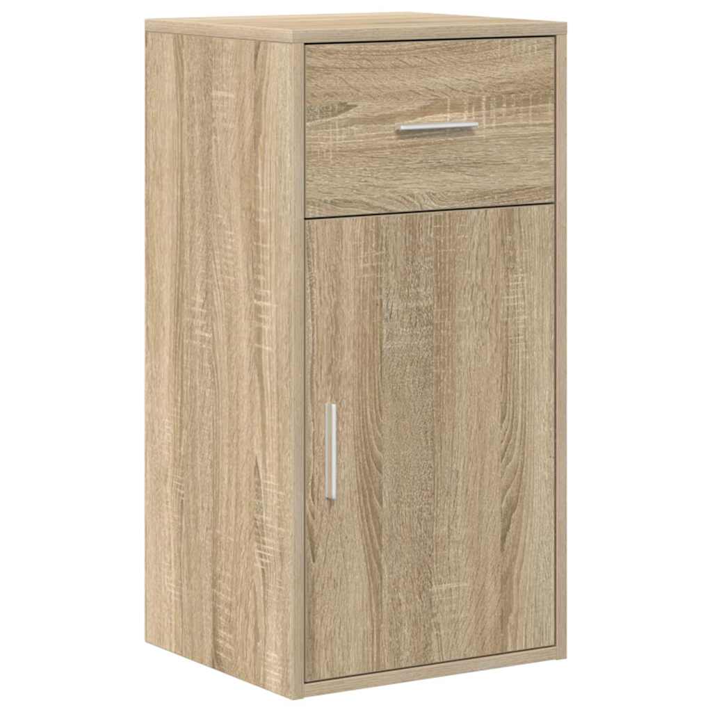 vidaXL Sideboard with Drawer Sonoma Oak 38 x 34 x 75 cm 2