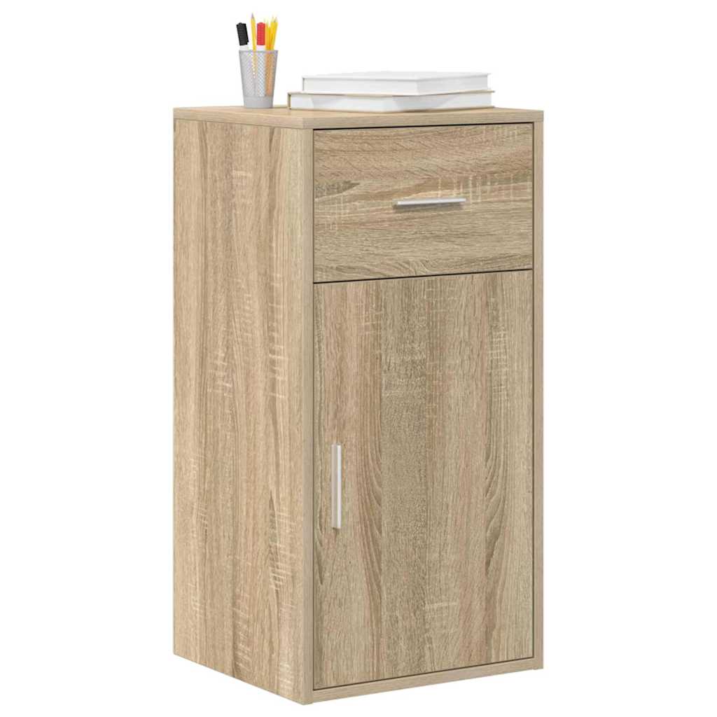 vidaXL Sideboard with Drawer Sonoma Oak 38 x 34 x 75 cm 3