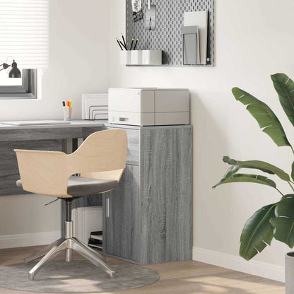 vidaXL Sideboard with Drawer Grey Sonoma 38 x 34 x 75 cm 1