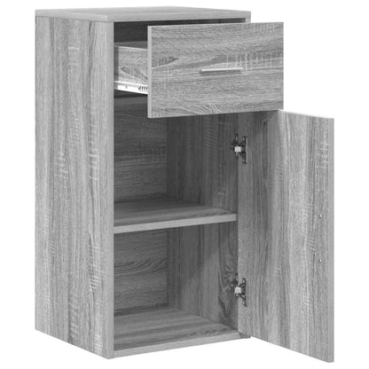vidaXL Sideboard with Drawer Grey Sonoma 38 x 34 x 75 cm 5