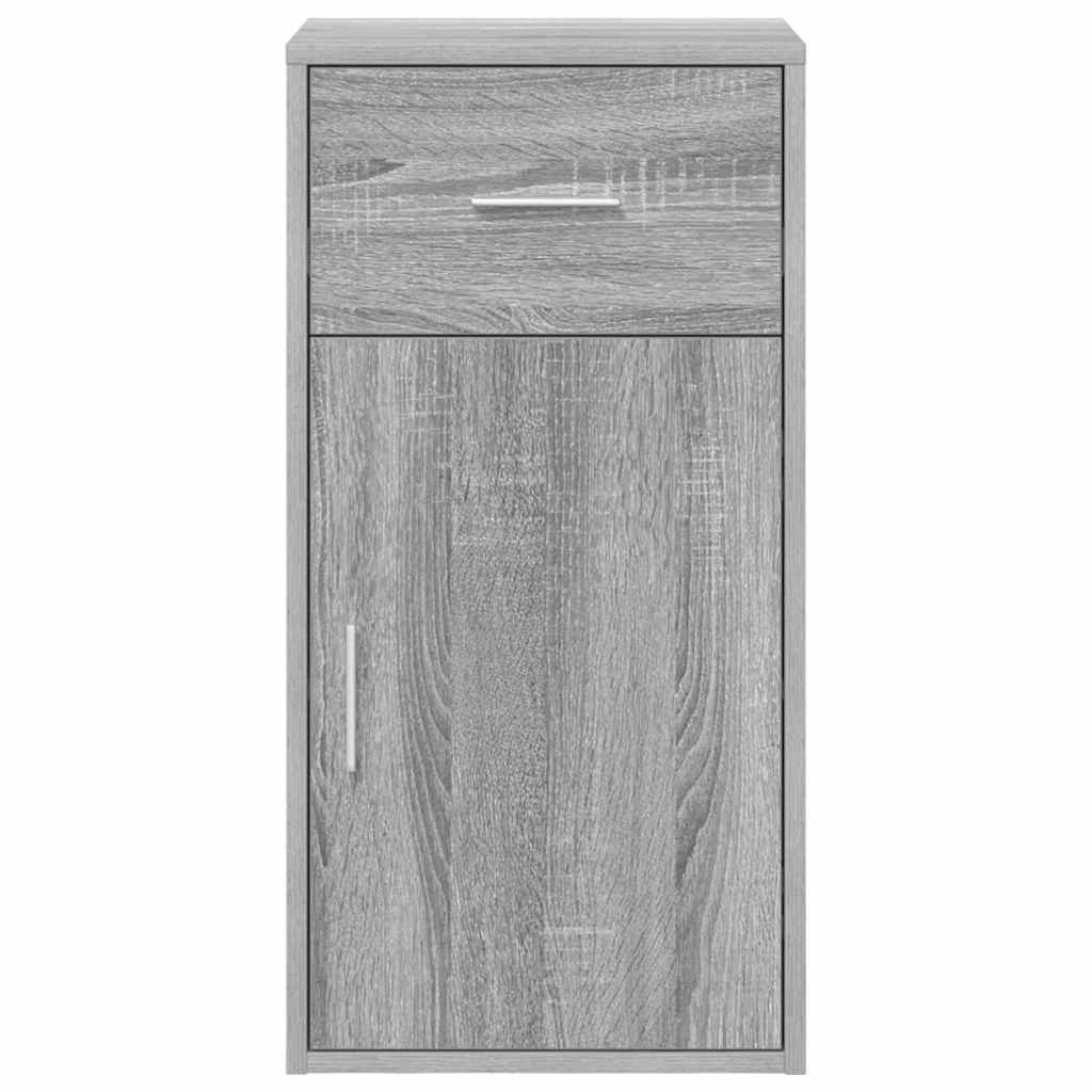 vidaXL Sideboard with Drawer Grey Sonoma 38 x 34 x 75 cm 6
