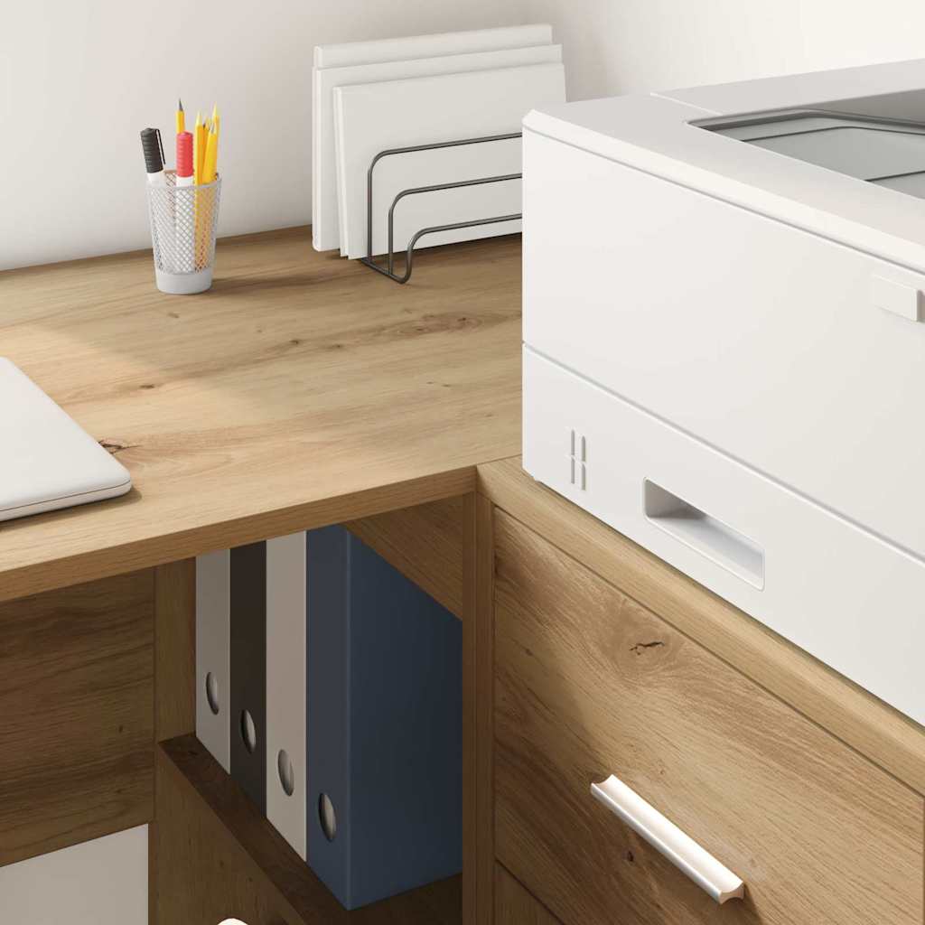 vidaXL Sideboard Artisan Oak 38 x 34 x 75 cm 4