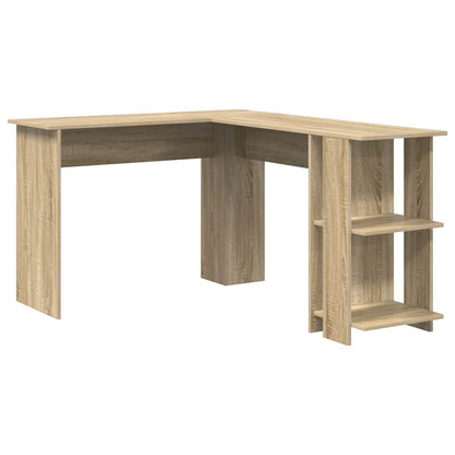 Corner Desk Engineered Wood 140 x 113.5 x 75 cm Sonoma oak