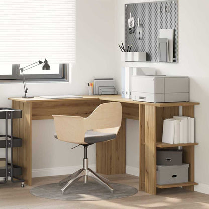 Corner Desk Engineered Wood 140 x 113.5 x 75 cm Artisan oak