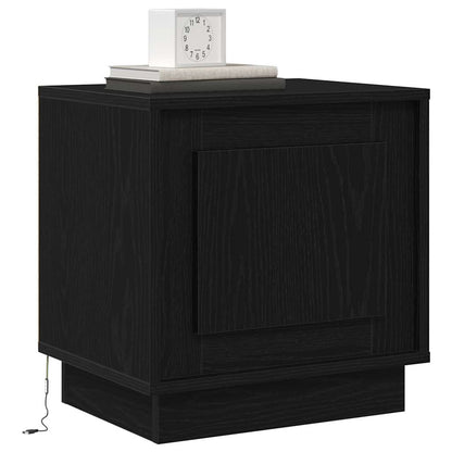 vidaXL Bedside Cabinet 2 pcs Black 44 x 34.5 x 45 cm Engineered Wood 3