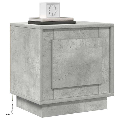 vidaXL Bedside Cabinet 2 pcs Concrete Grey 44 x 34.5 x 45 cm 3