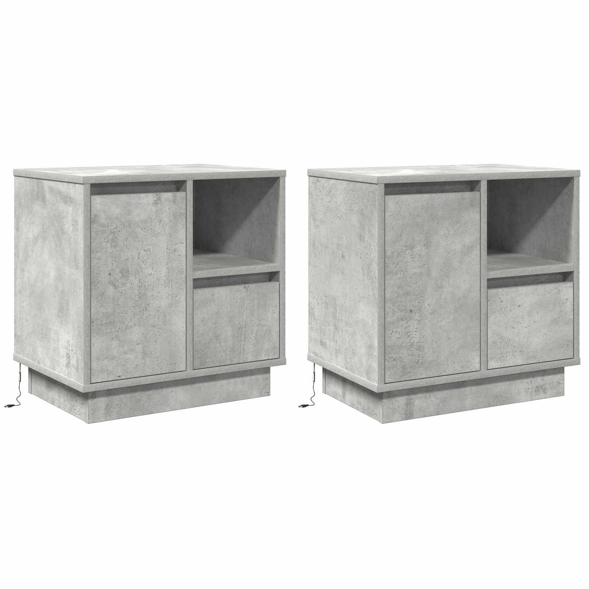 vidaXL Bedside Cabinet 50 x 34.5 x 50 cm Engineered wood