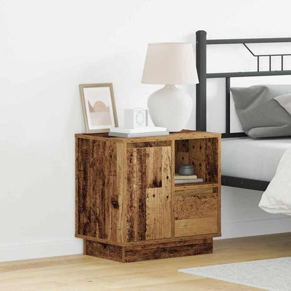 vidaXL Bedside Cabinet 50 x 34.5 x 50 cm Engineered wood