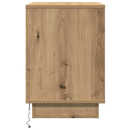 vidaXL Bedside Cabinet 2 pcs Artisan Oak 50 x 34.5 x 50 cm 6