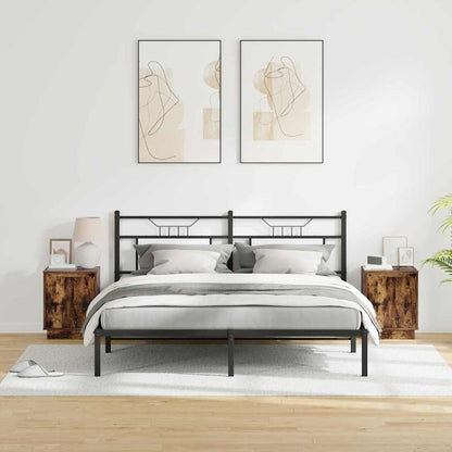 vidaXL Bedside Cabinet 2 pcs Smoked Oak 39 x 34.5 x 50 cm 4