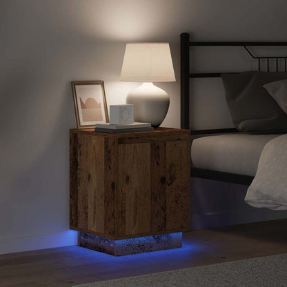vidaXL Bedside Cabinet 2 pcs Old Wood 39 x 34.5 x 50 cm 5