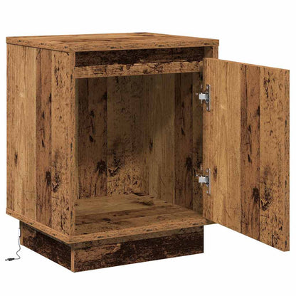 vidaXL Bedside Cabinet 2 pcs Old Wood 39 x 34.5 x 50 cm 6