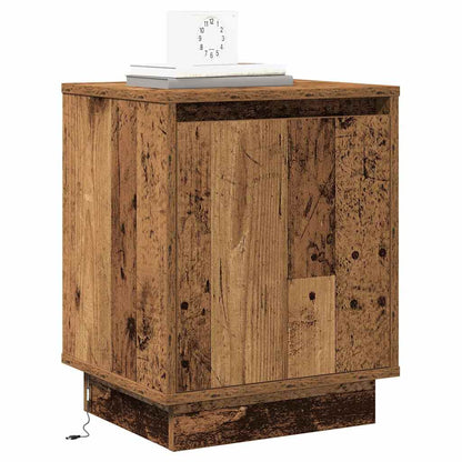 vidaXL Bedside Cabinet 2 pcs Old Wood 39 x 34.5 x 50 cm 3