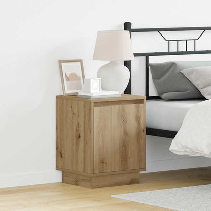 vidaXL Bedside Cabinet 2 pcs Artisan Oak 39 x 34.5 x 50 cm 1