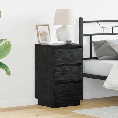 vidaXL Bedside Cabinet 39 x 34.5 x 65 cm Engineered wood