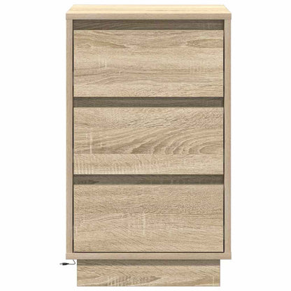 vidaXL Bedside Cabinet Sonoma Oak 39 x 34.5 x 65 cm Engineered wood 6