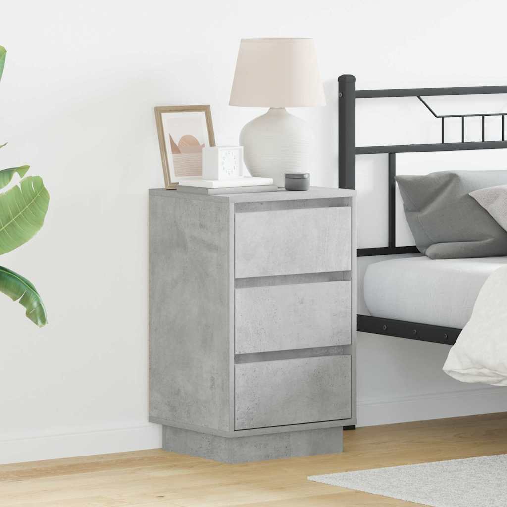 vidaXL Bedside Cabinet 39 x 34.5 x 65 cm Engineered wood