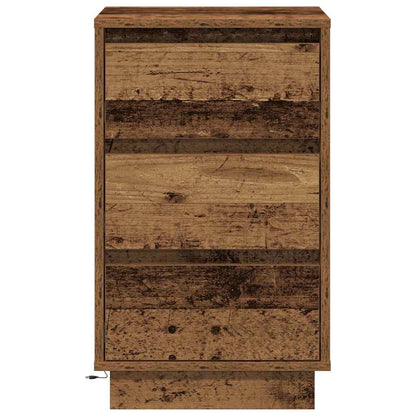 vidaXL Bedside Cabinet Old Wood 39 x 34.5 x 65 cm Engineered wood 6