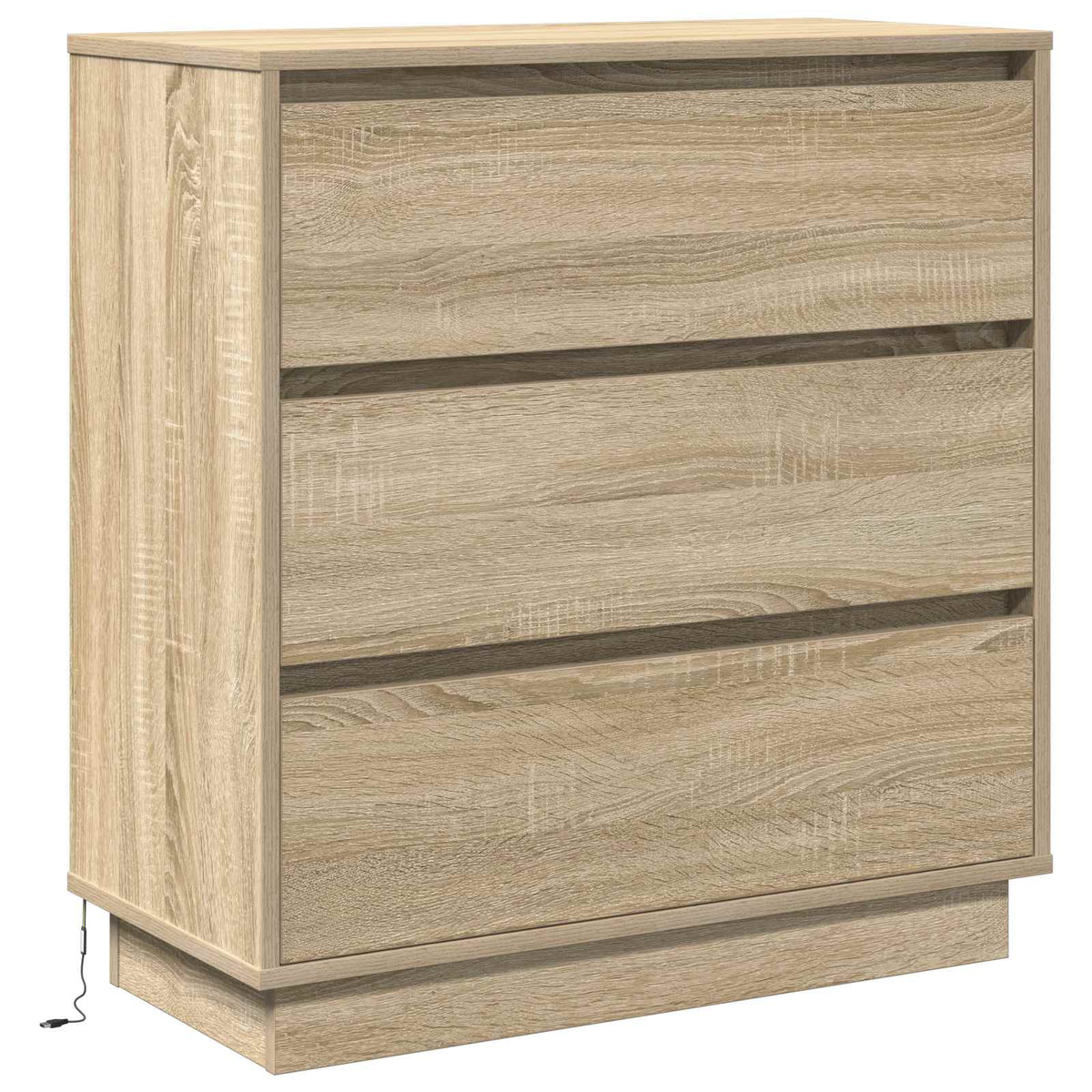 Bedside Cabinet 71 x 34.5 x 75 cm Engineered wood Sonoma oak