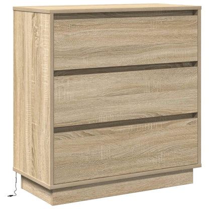 Bedside Cabinet 71 x 34.5 x 75 cm Engineered wood Sonoma oak