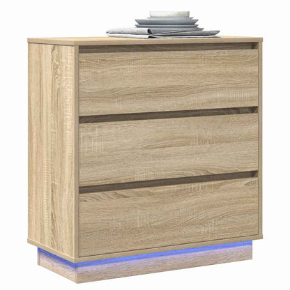 Bedside Cabinet 71 x 34.5 x 75 cm Engineered wood Sonoma oak