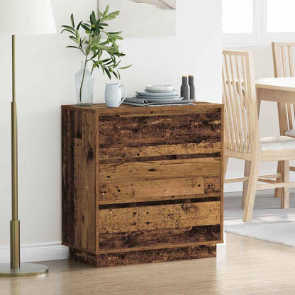 vidaXL Bedside Cabinet 71 x 34.5 x 75 cm Engineered wood
