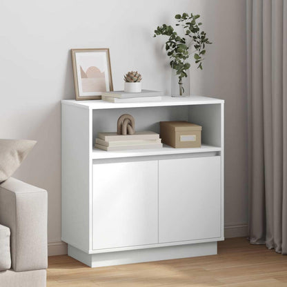 vidaXL LED Sideboard White 71 x 34.5 x 75 cm Engineered Wood 1