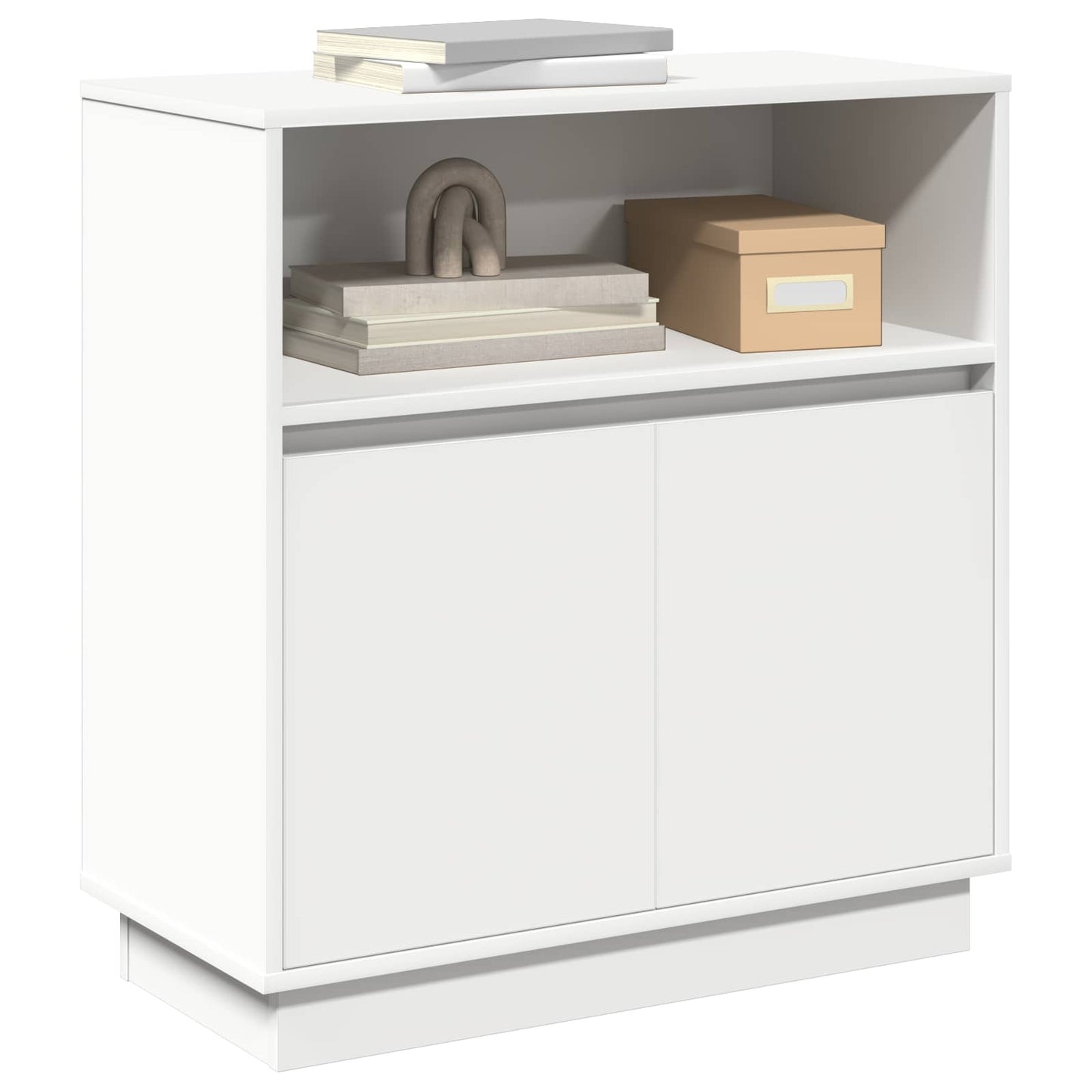 vidaXL LED Sideboard White 71 x 34.5 x 75 cm Engineered Wood 3