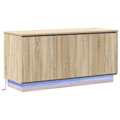 vidaXL TV Cabinet 100 x 38 x 49 cm Sonoma Oak Engineered Wood 2