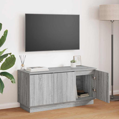 TV Cabinet 100 x 38 x 49 cm Engineered Wood Grey sonoma