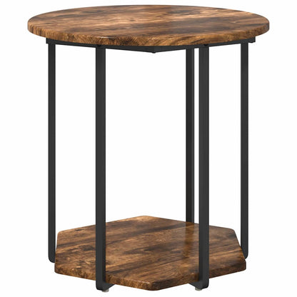 vidaXL Side Table Set 2 pcs Brown 50 x 50 x 50.5 cm 5