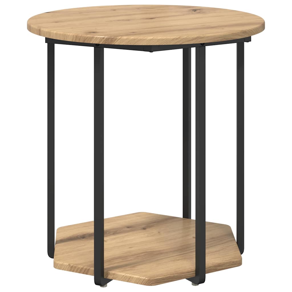 vidaXL Side Table Set 2 pcs Brown 50 x 50 x 50.5 cm 5