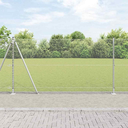 Hexagonal Fence Concrete Base Galvanised Steel mesh Size