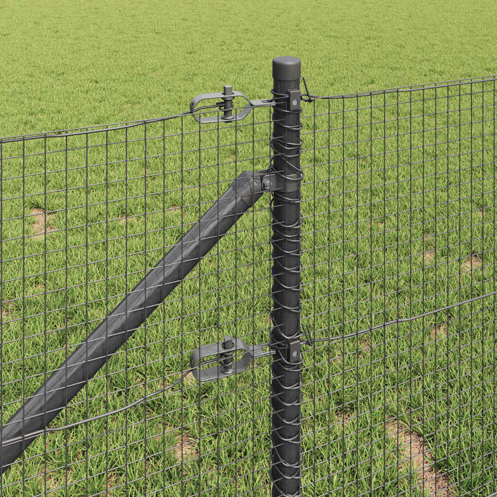 vidaXL Welded Wire Fence with Spikes 10 x 0.6 m (19 x 19 mm mesh) Grey 4