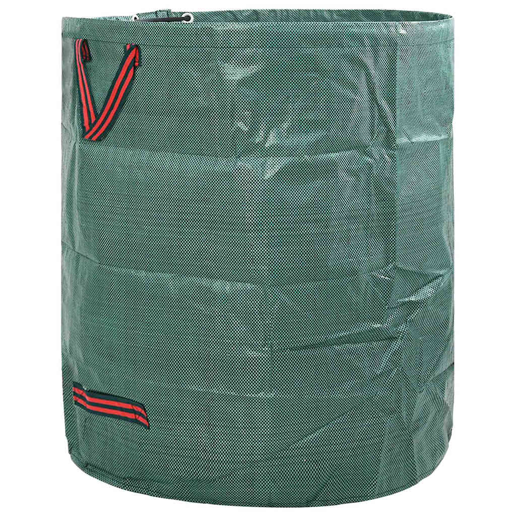 vidaXL Garden Waste Bags 12 pcs 120 L Green Polypropylene 3