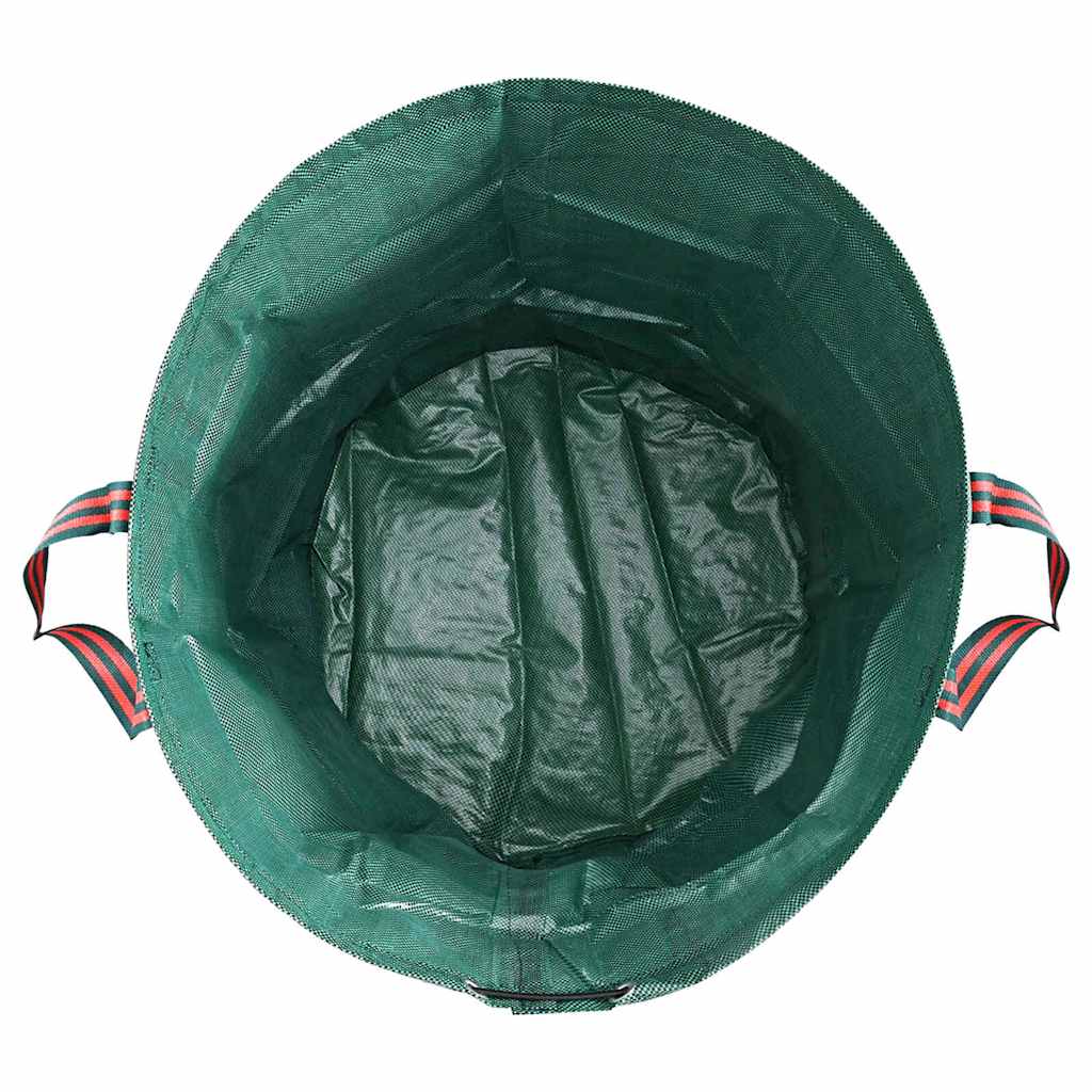 vidaXL Garden Waste Bags 12 pcs 120 L Green Polypropylene 5