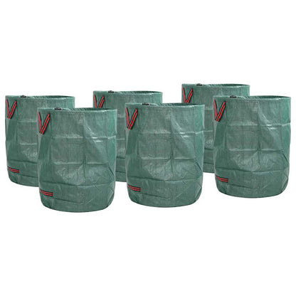 vidaXL Garden Waste Bags 12 pcs 300 L Green Polypropylene 1