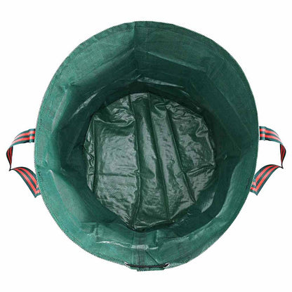 vidaXL Garden Waste Bags 12 pcs 300 L Green Polypropylene 5